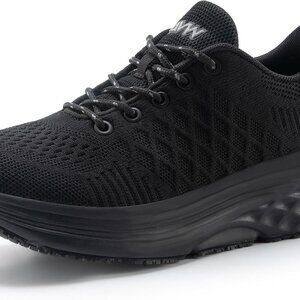 Women's Water Resistant Non Slip Work Shoes Kitchen Chef Sneakers Size 8